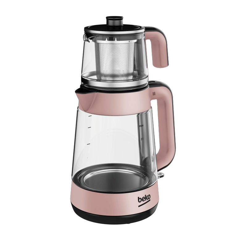 Beko CM 5964 R Floral Rose 1900 W Cam Demlikli Çay Makinesi