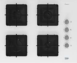 Beko BOCD K 6510 EB Beyaz Cam Ankastre Ocak