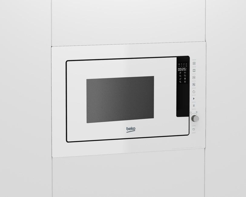 Beko BMC 2520 B 25 lt Beyaz Ankastre Mikrodalga Fırın