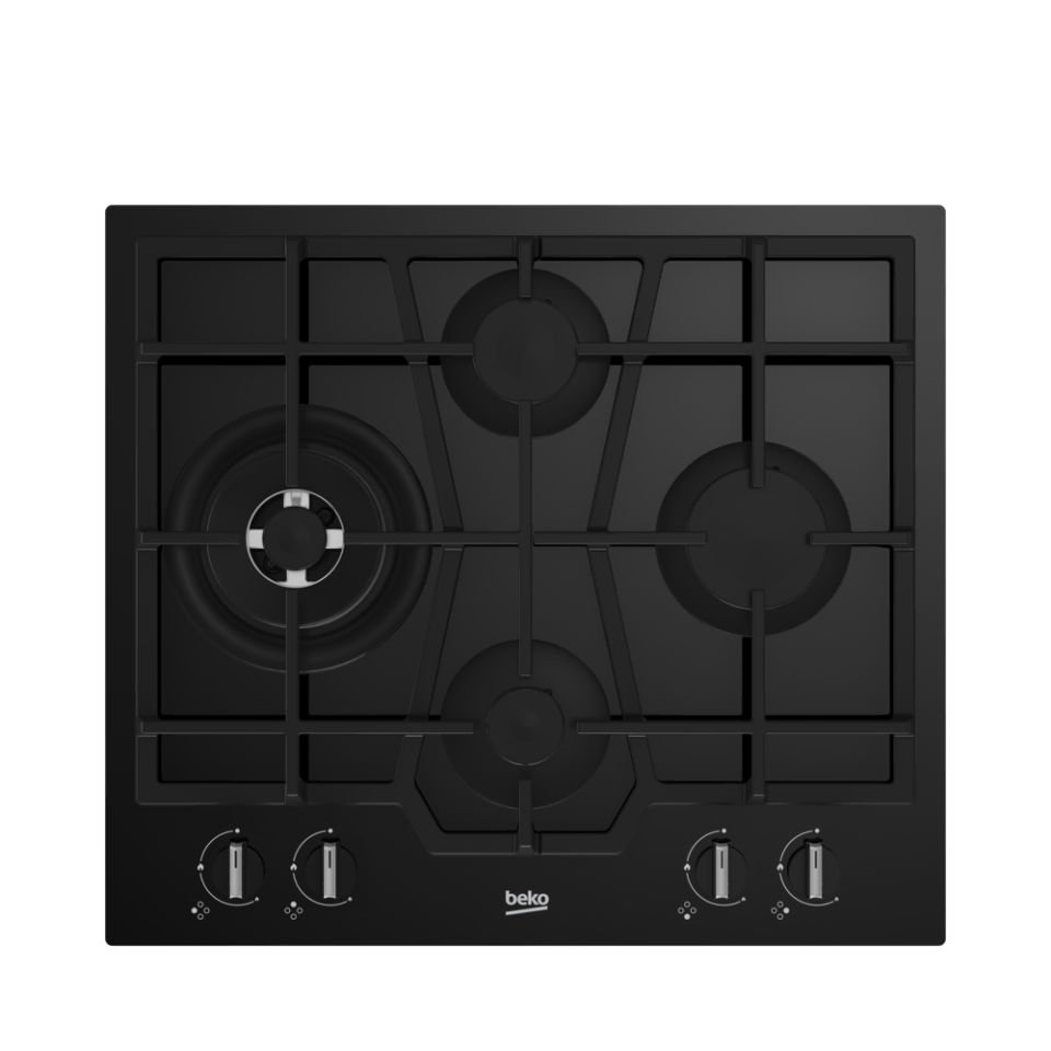 Beko BOCD DE 6020 DWS Wok Gözlü Siyah Cam Ankastre Ocak
