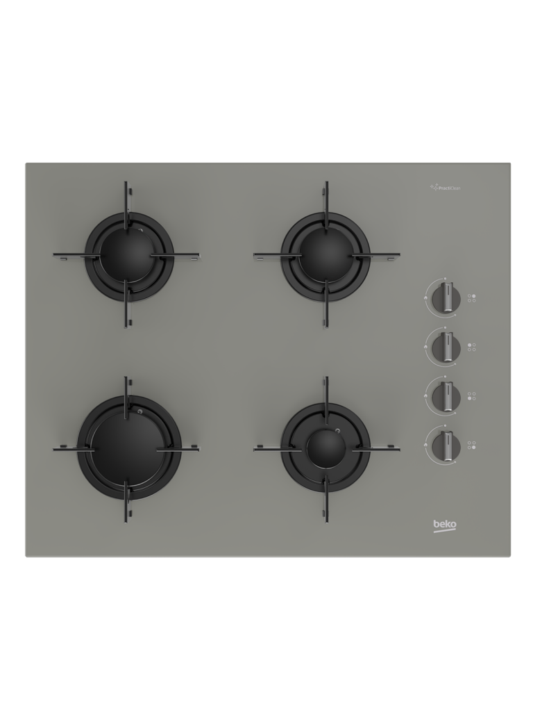 Beko BOCL T 6510 EG Gri Cam Ankastre Ocak