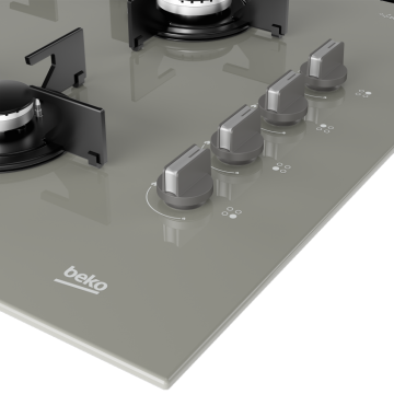 Beko BOCL T 6510 EG Gri Cam Ankastre Ocak