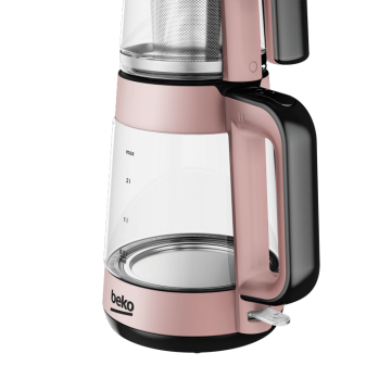 Beko CM 5964 R Floral Rose 1900 W Cam Demlikli Çay Makinesi