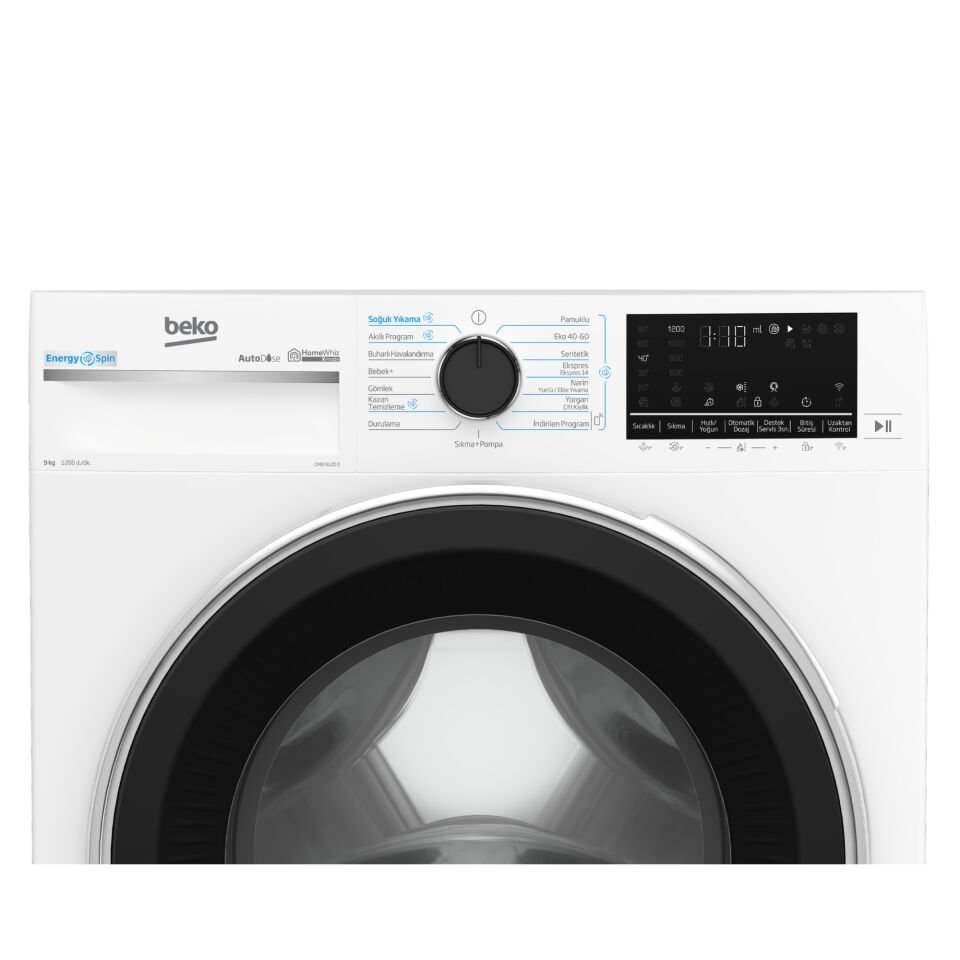 Beko CMB 9120 O 1200 Devir 9 kg Çamaşır Makinesi