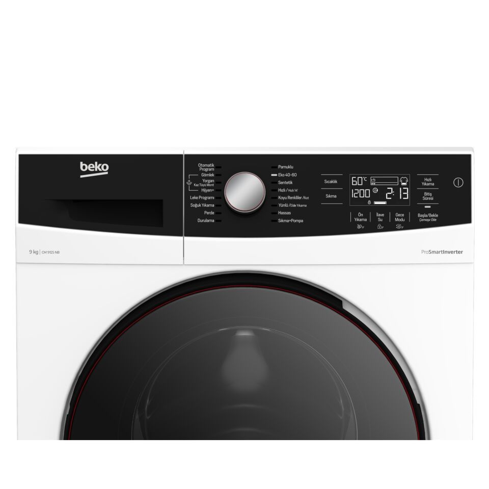 Beko CM 9125 NB 1200 Devir 9 kg Çamaşır Makinesi
