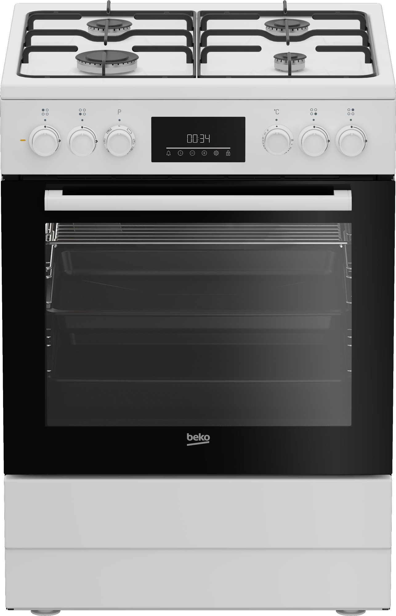 Beko BFE 400-1 EB Beyaz Ocaklı Fırın