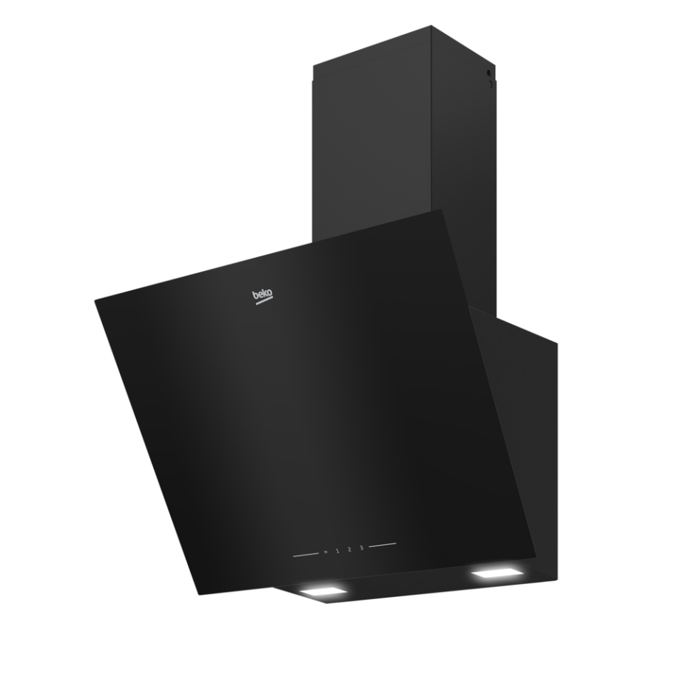 Beko BDE 6030 SR Siyah Duvar Tipi Davlumbaz