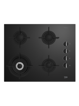 Beko BOCD T 6510 DWS Wok Gözlü Siyah Cam Ankastre Ocak