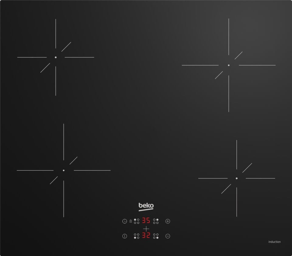 Beko BOI 6022 S Siyah Cam İndüksiyonlu Ankastre Ocak